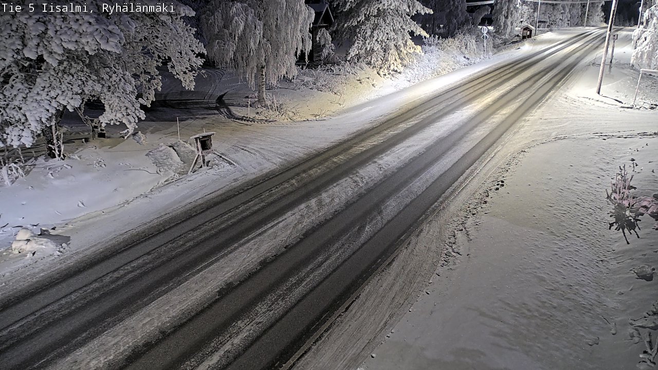 Weather Camera Image Väg 5 Idensalmi, Ryhälänmäki, Iisalmi, Pohjois-Savo