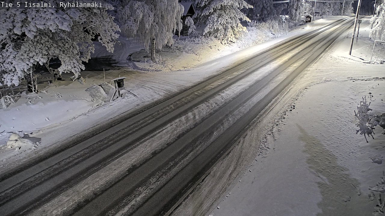 Weather Camera Image Väg 5 Idensalmi, Ryhälänmäki, Iisalmi, Pohjois-Savo