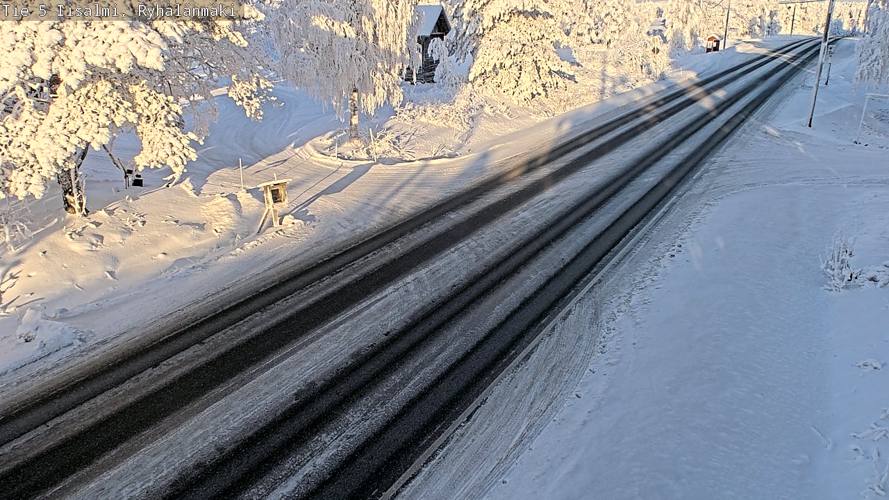 Weather Camera Image Väg 5 Idensalmi, Ryhälänmäki, Iisalmi, Pohjois-Savo