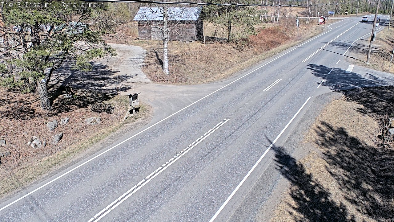 Weather Camera Image Väg 5 Idensalmi, Ryhälänmäki, Iisalmi, Pohjois-Savo