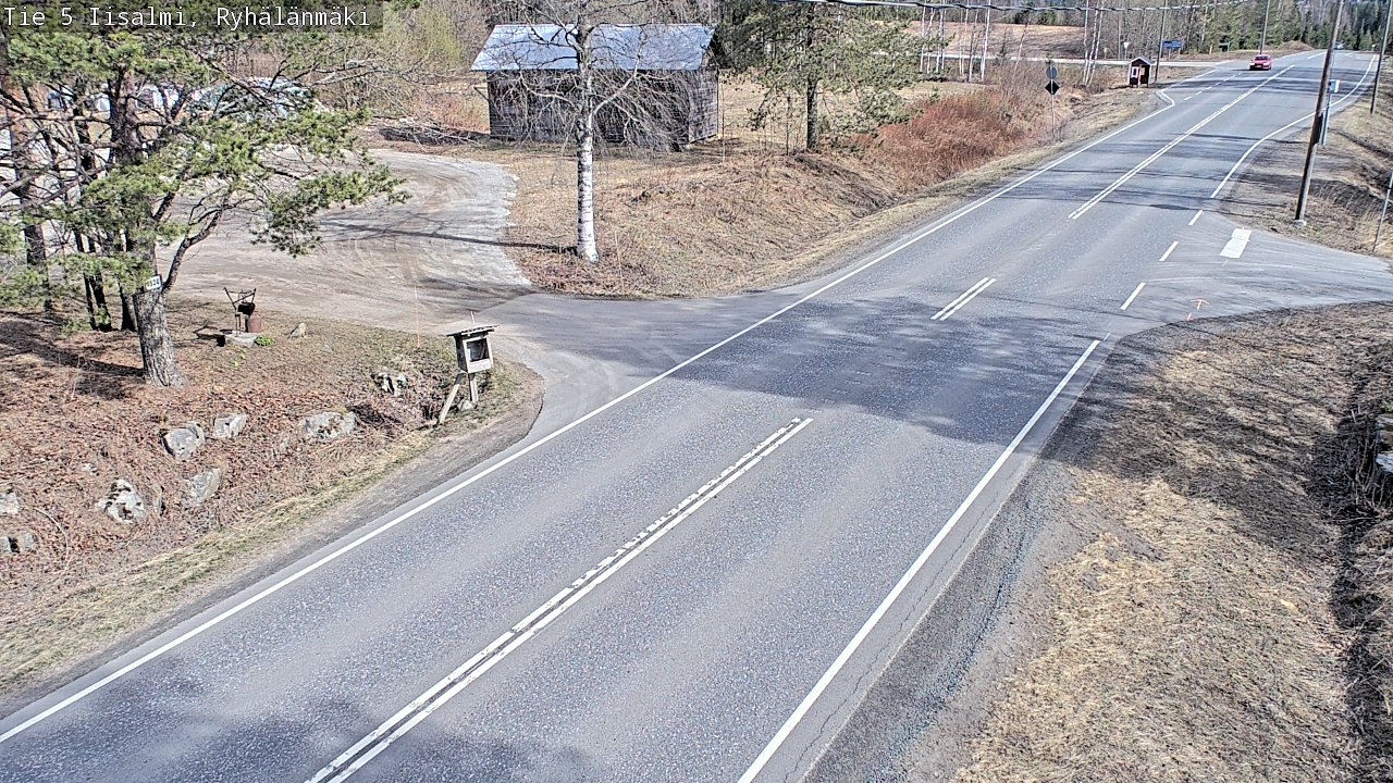 Weather Camera Image Väg 5 Idensalmi, Ryhälänmäki, Iisalmi, Pohjois-Savo