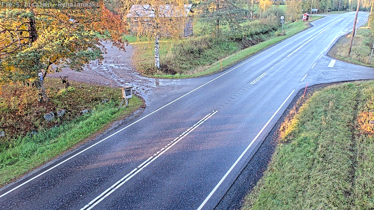 Weather Camera Image Road 5 Iisalmi, Ryhälänmäki, Iisalmi, Pohjois-Savo