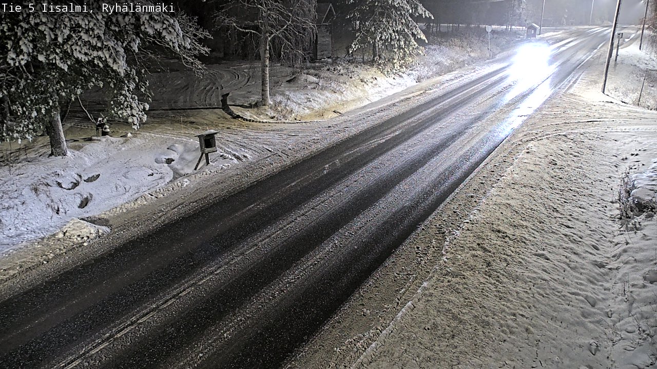 Weather Camera Image Väg 5 Idensalmi, Ryhälänmäki, Iisalmi, Pohjois-Savo