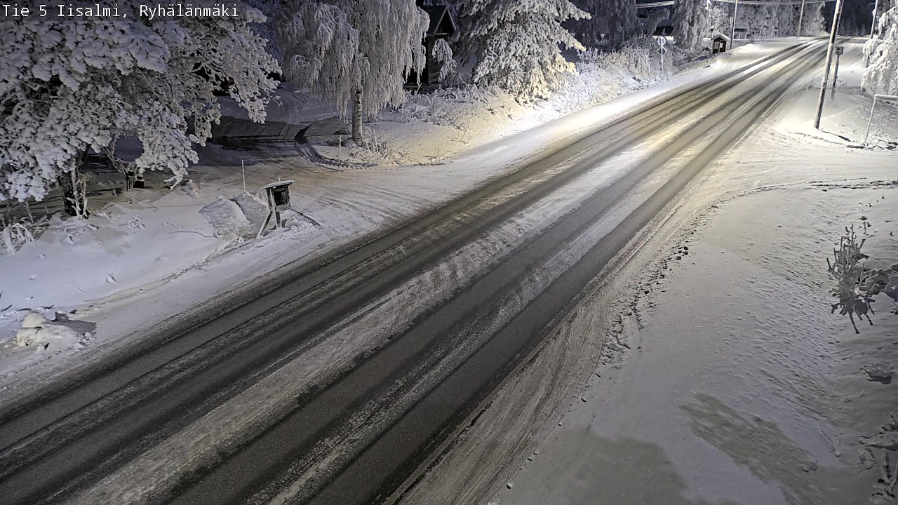 Weather Camera Image Väg 5 Idensalmi, Ryhälänmäki, Iisalmi, Pohjois-Savo