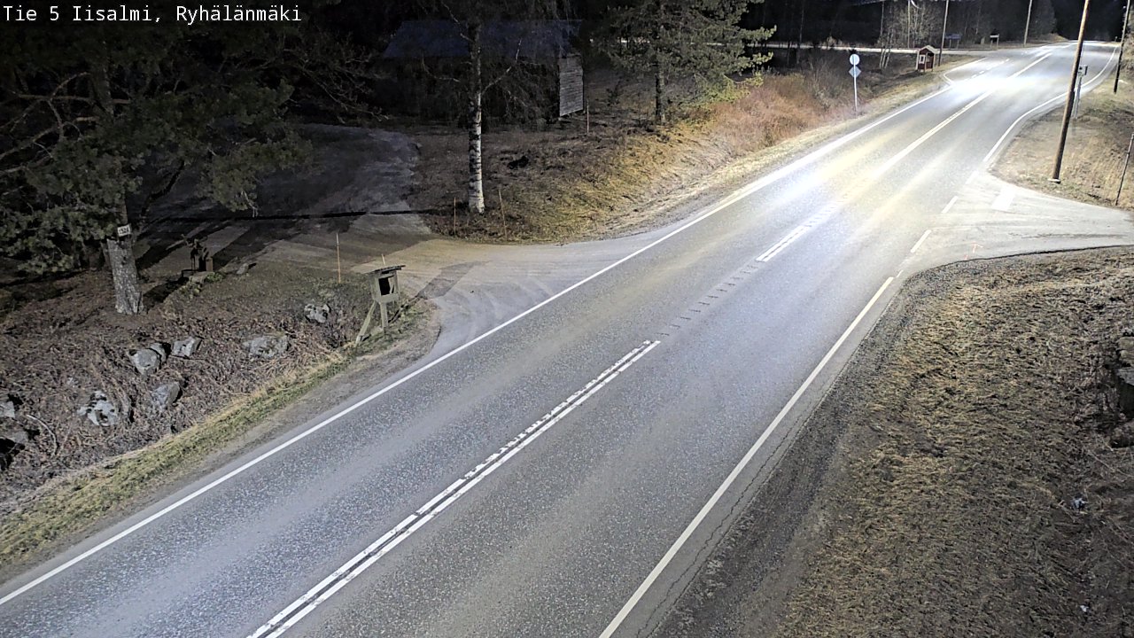 Weather Camera Image Väg 5 Idensalmi, Ryhälänmäki, Iisalmi, Pohjois-Savo
