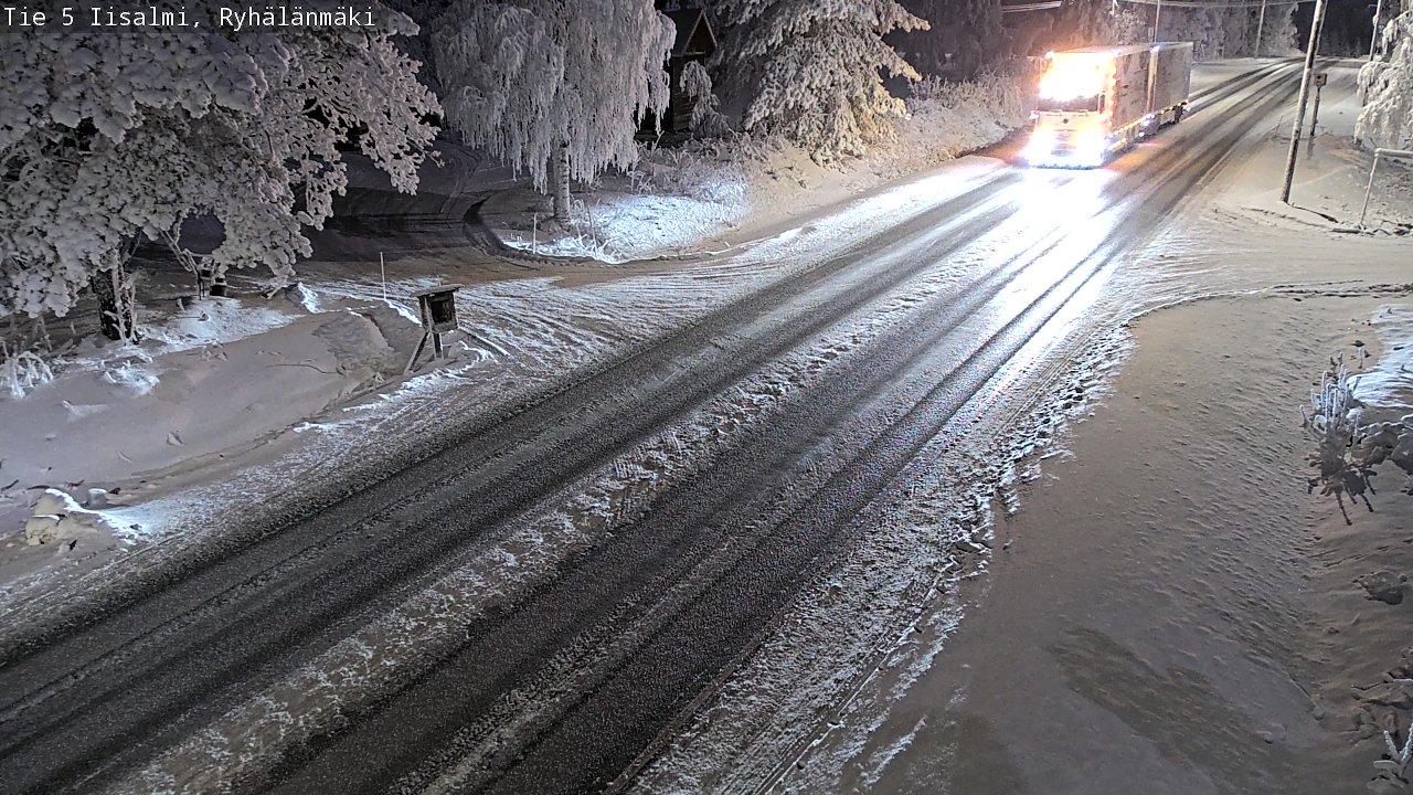 Weather Camera Image Väg 5 Idensalmi, Ryhälänmäki, Iisalmi, Pohjois-Savo