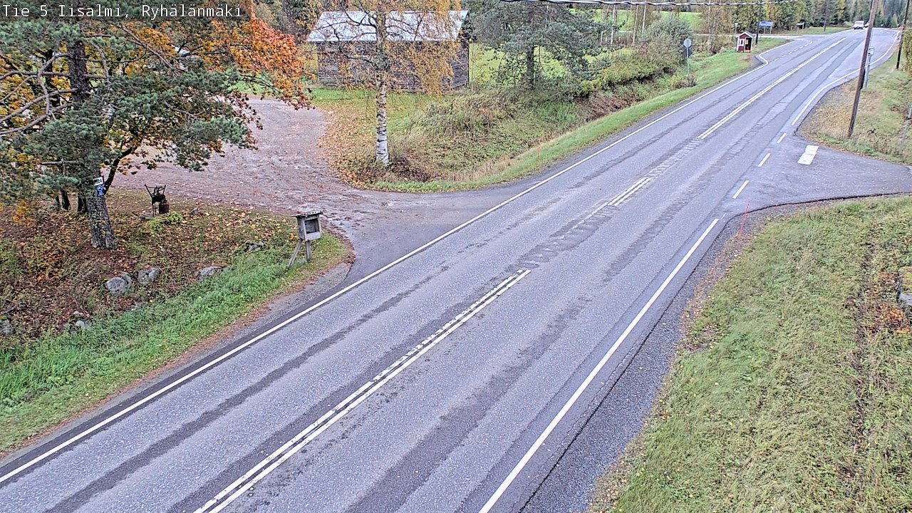 Weather Camera Image Road 5 Iisalmi, Ryhälänmäki, Iisalmi, Pohjois-Savo