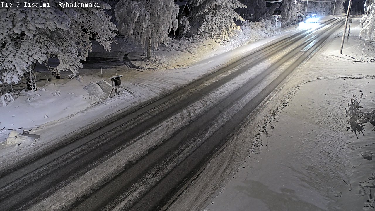 Weather Camera Image Väg 5 Idensalmi, Ryhälänmäki, Iisalmi, Pohjois-Savo