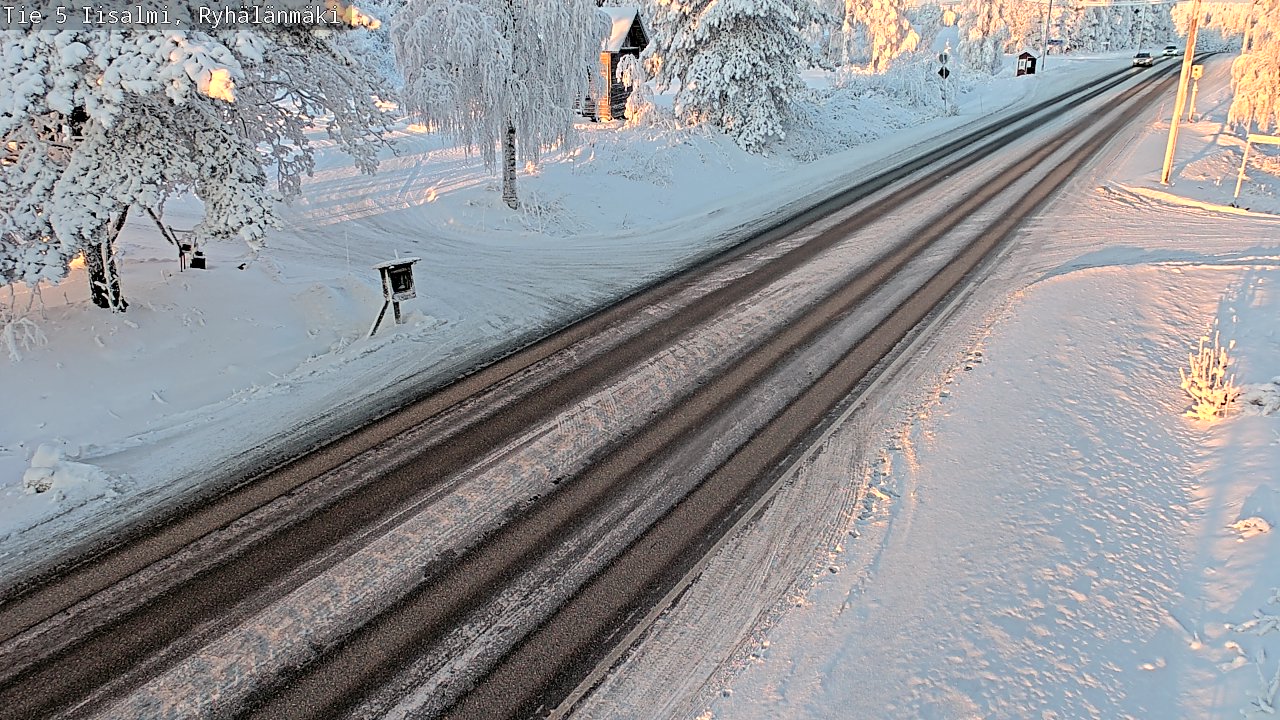 Weather Camera Image Väg 5 Idensalmi, Ryhälänmäki, Iisalmi, Pohjois-Savo