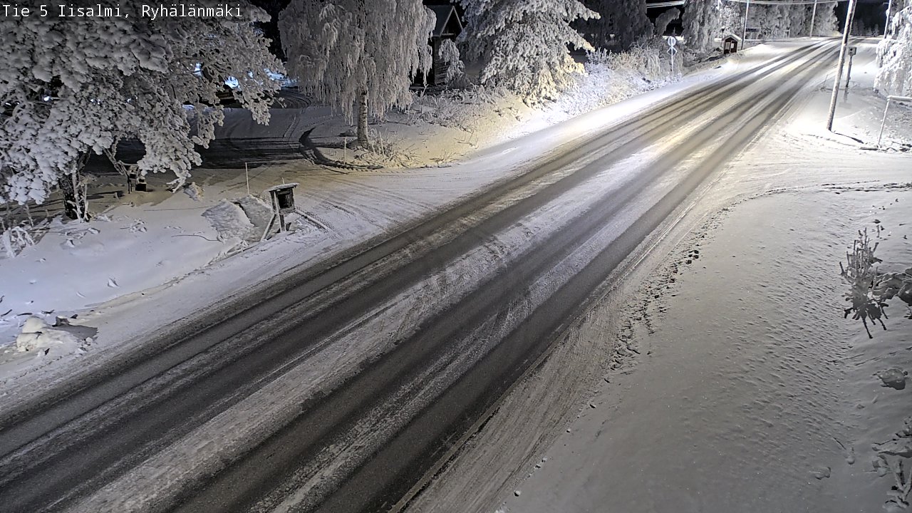 Weather Camera Image Väg 5 Idensalmi, Ryhälänmäki, Iisalmi, Pohjois-Savo