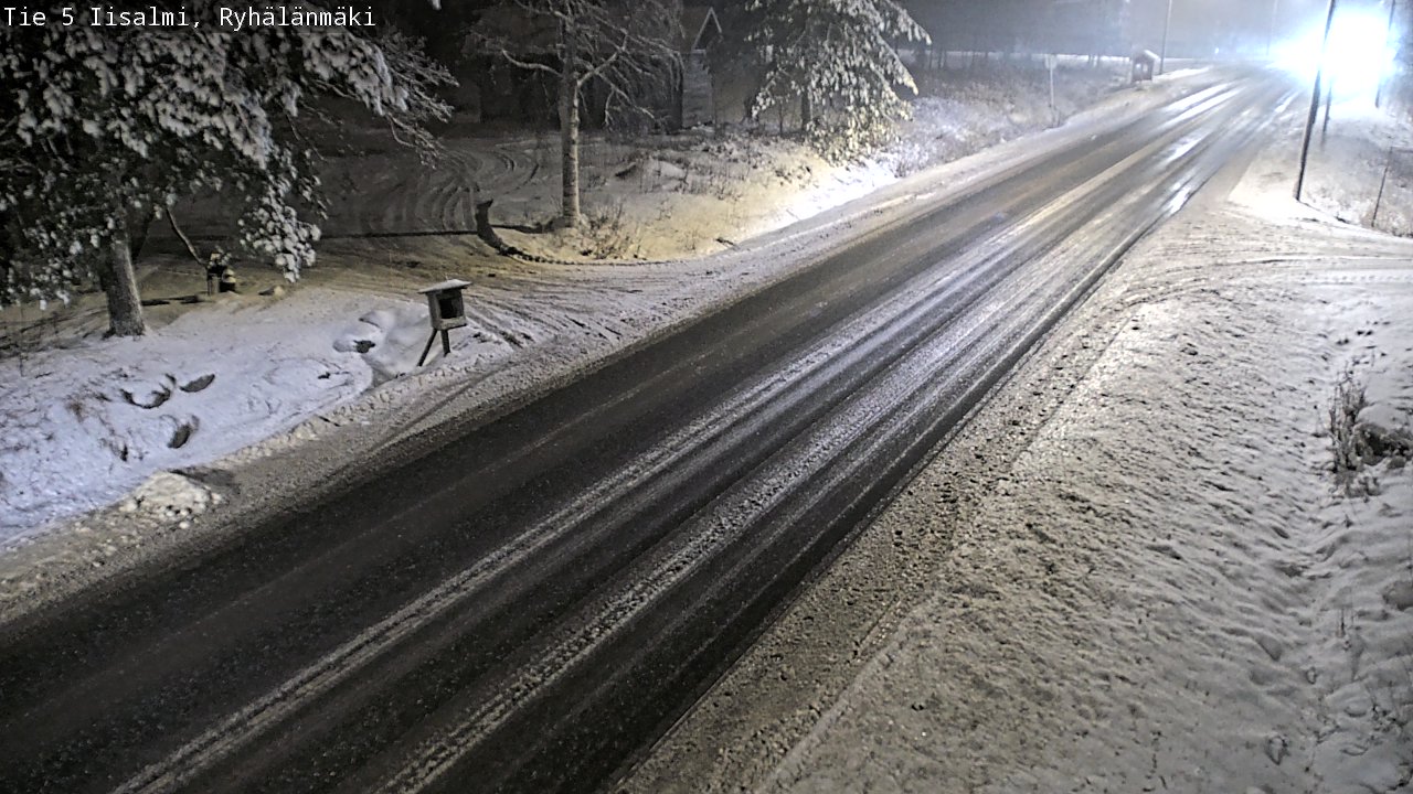 Weather Camera Image Väg 5 Idensalmi, Ryhälänmäki, Iisalmi, Pohjois-Savo