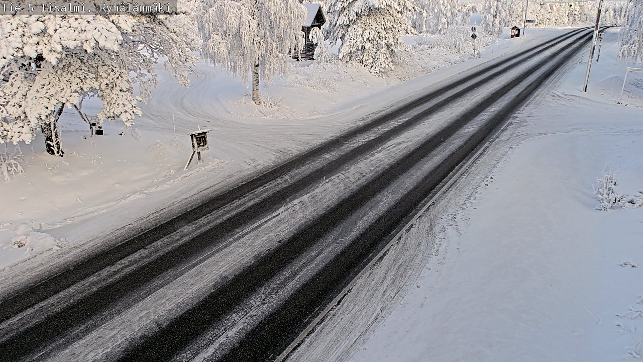 Weather Camera Image Väg 5 Idensalmi, Ryhälänmäki, Iisalmi, Pohjois-Savo