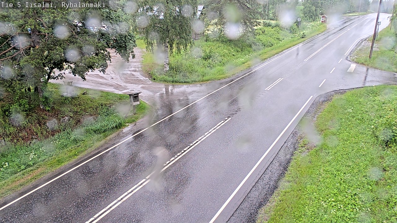 Weather Camera Image Road 5 Iisalmi, Ryhälänmäki, Iisalmi, Pohjois-Savo
