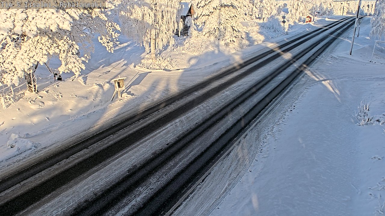 Weather Camera Image Väg 5 Idensalmi, Ryhälänmäki, Iisalmi, Pohjois-Savo