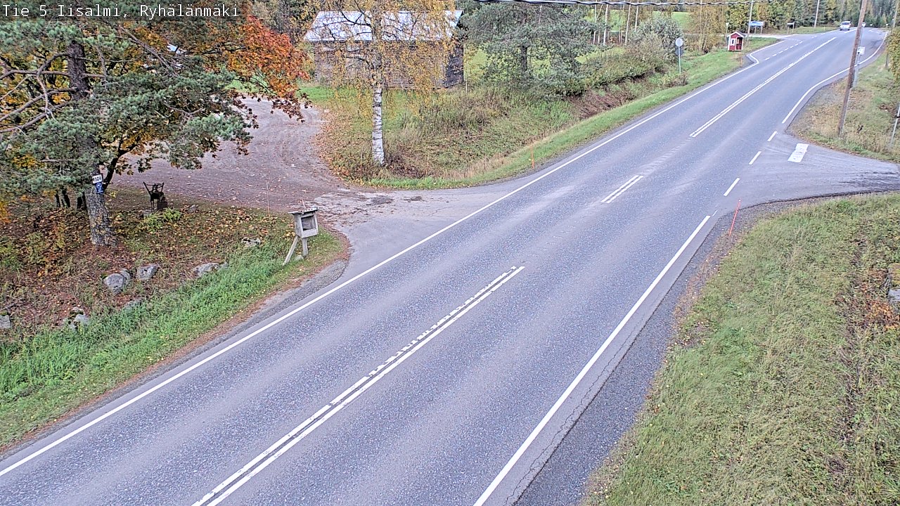 Weather Camera Image Road 5 Iisalmi, Ryhälänmäki, Iisalmi, Pohjois-Savo