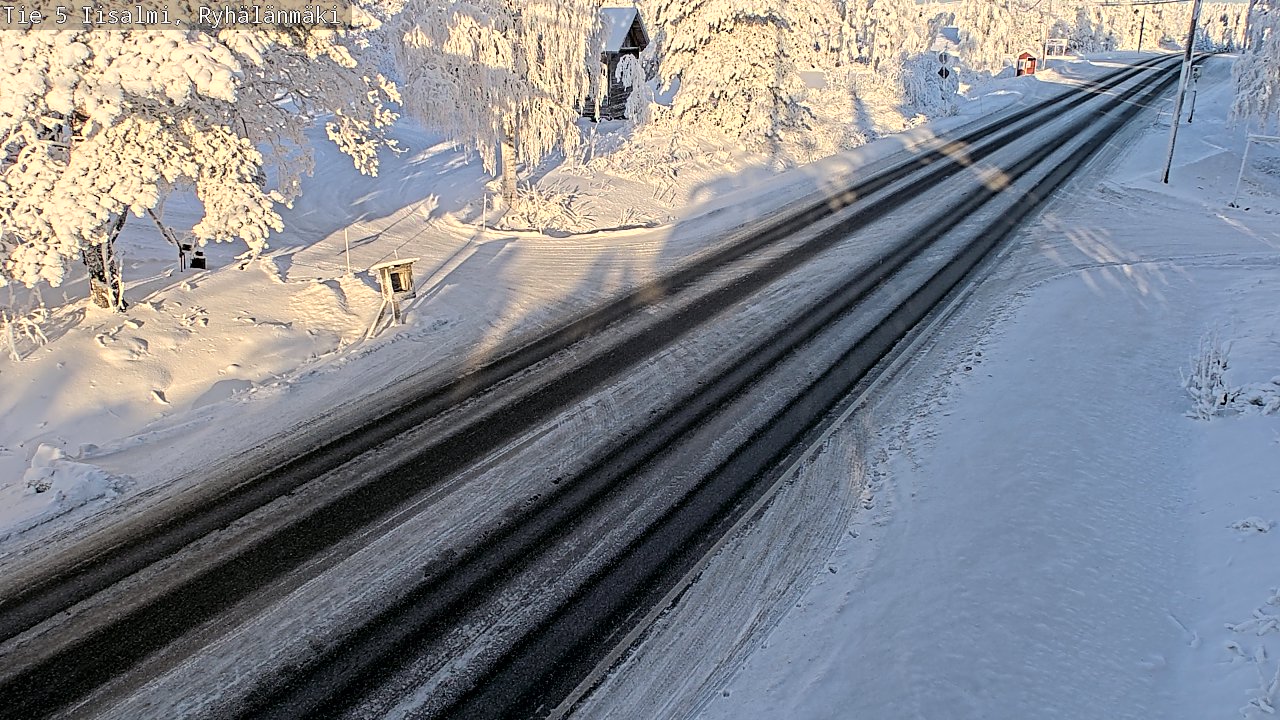Weather Camera Image Väg 5 Idensalmi, Ryhälänmäki, Iisalmi, Pohjois-Savo