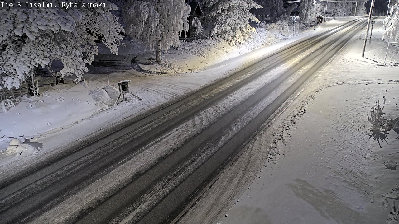 Weather Camera Image Väg 5 Idensalmi, Ryhälänmäki, Iisalmi, Pohjois-Savo
