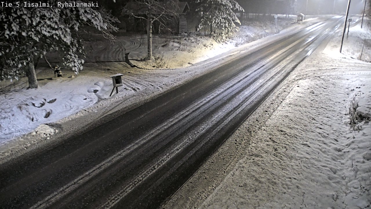 Weather Camera Image Väg 5 Idensalmi, Ryhälänmäki, Iisalmi, Pohjois-Savo