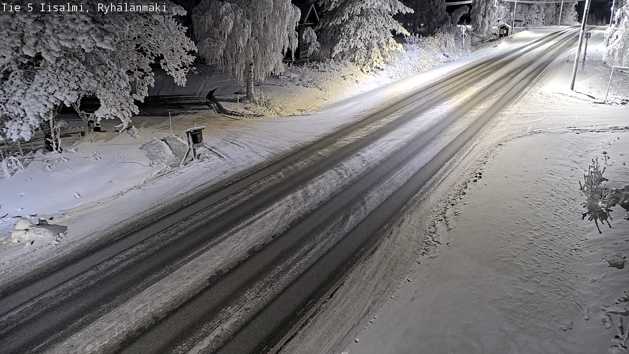 Weather Camera Image Väg 5 Idensalmi, Ryhälänmäki, Iisalmi, Pohjois-Savo