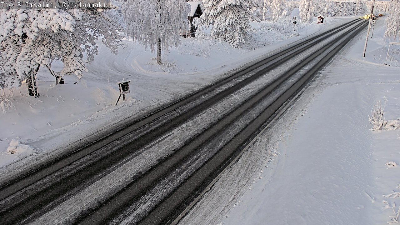 Weather Camera Image Väg 5 Idensalmi, Ryhälänmäki, Iisalmi, Pohjois-Savo