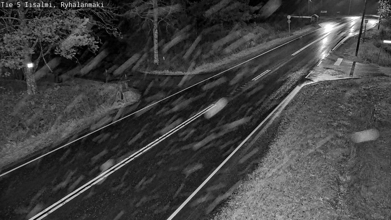 Weather Camera Image Väg 5 Idensalmi, Ryhälänmäki, Iisalmi, Pohjois-Savo