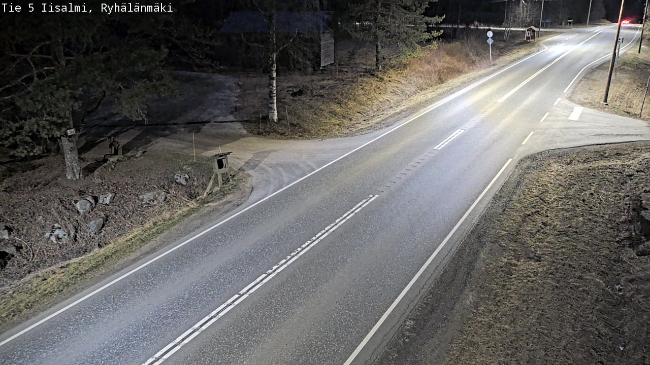 Weather Camera Image Väg 5 Idensalmi, Ryhälänmäki, Iisalmi, Pohjois-Savo