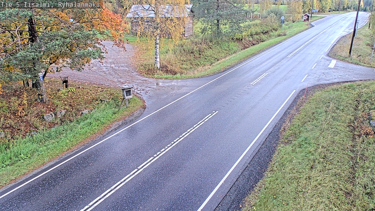 Weather Camera Image Road 5 Iisalmi, Ryhälänmäki, Iisalmi, Pohjois-Savo