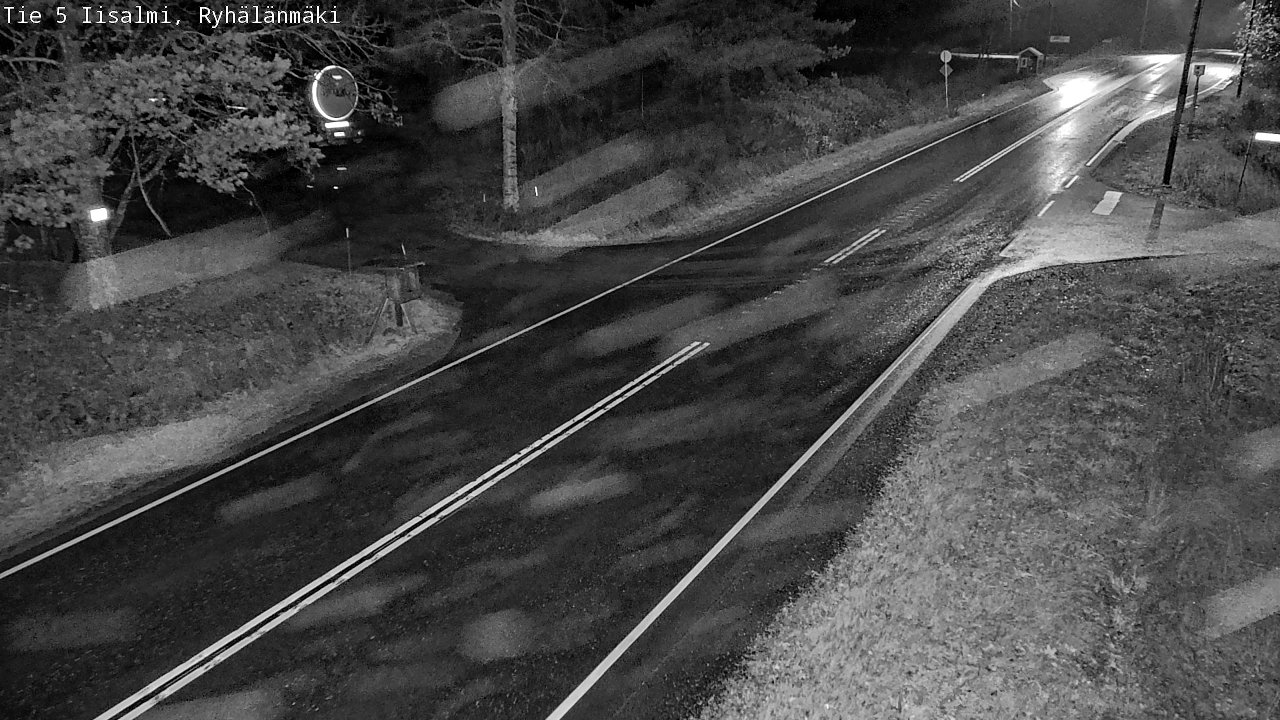 Weather Camera Image Väg 5 Idensalmi, Ryhälänmäki, Iisalmi, Pohjois-Savo