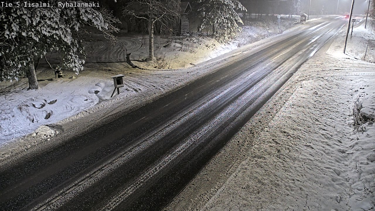 Weather Camera Image Väg 5 Idensalmi, Ryhälänmäki, Iisalmi, Pohjois-Savo
