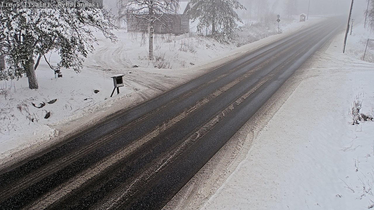 Weather Camera Image Väg 5 Idensalmi, Ryhälänmäki, Iisalmi, Pohjois-Savo