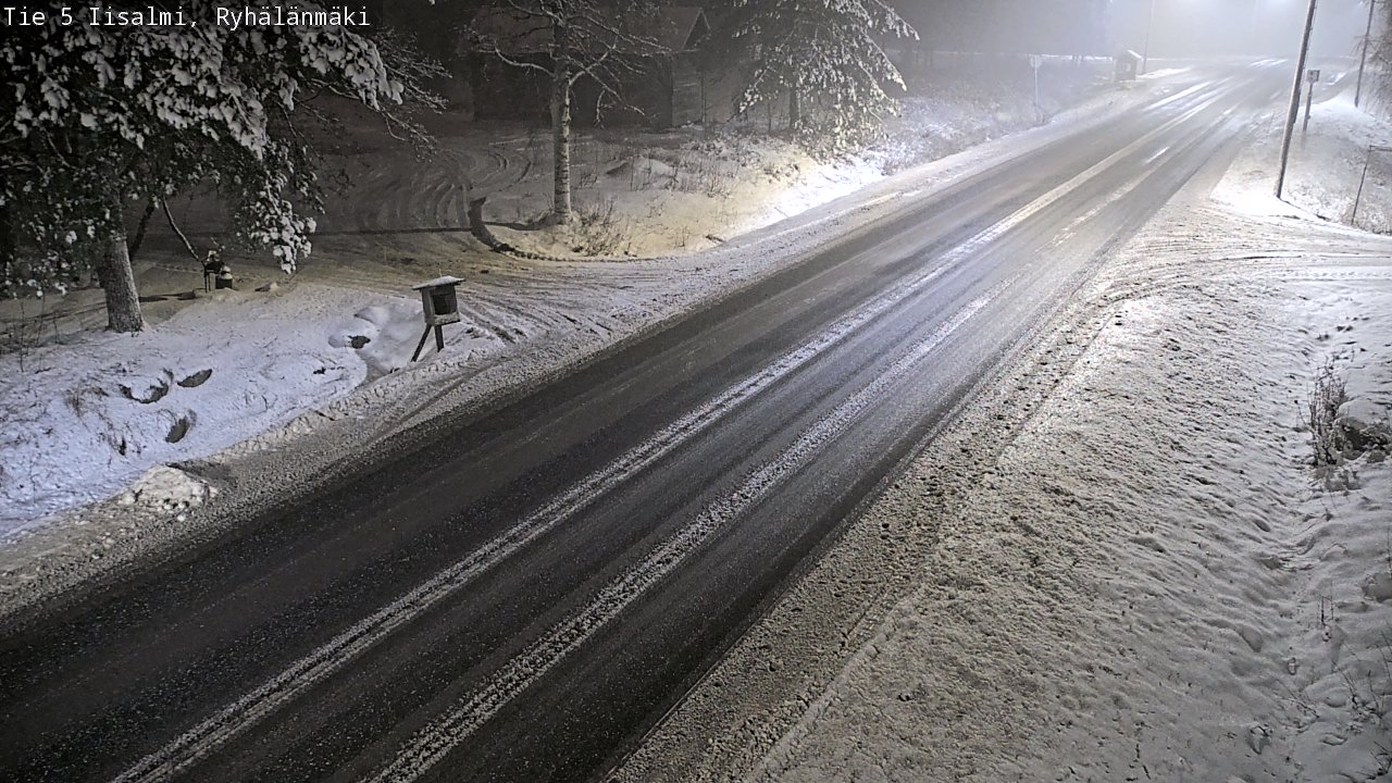 Weather Camera Image Väg 5 Idensalmi, Ryhälänmäki, Iisalmi, Pohjois-Savo