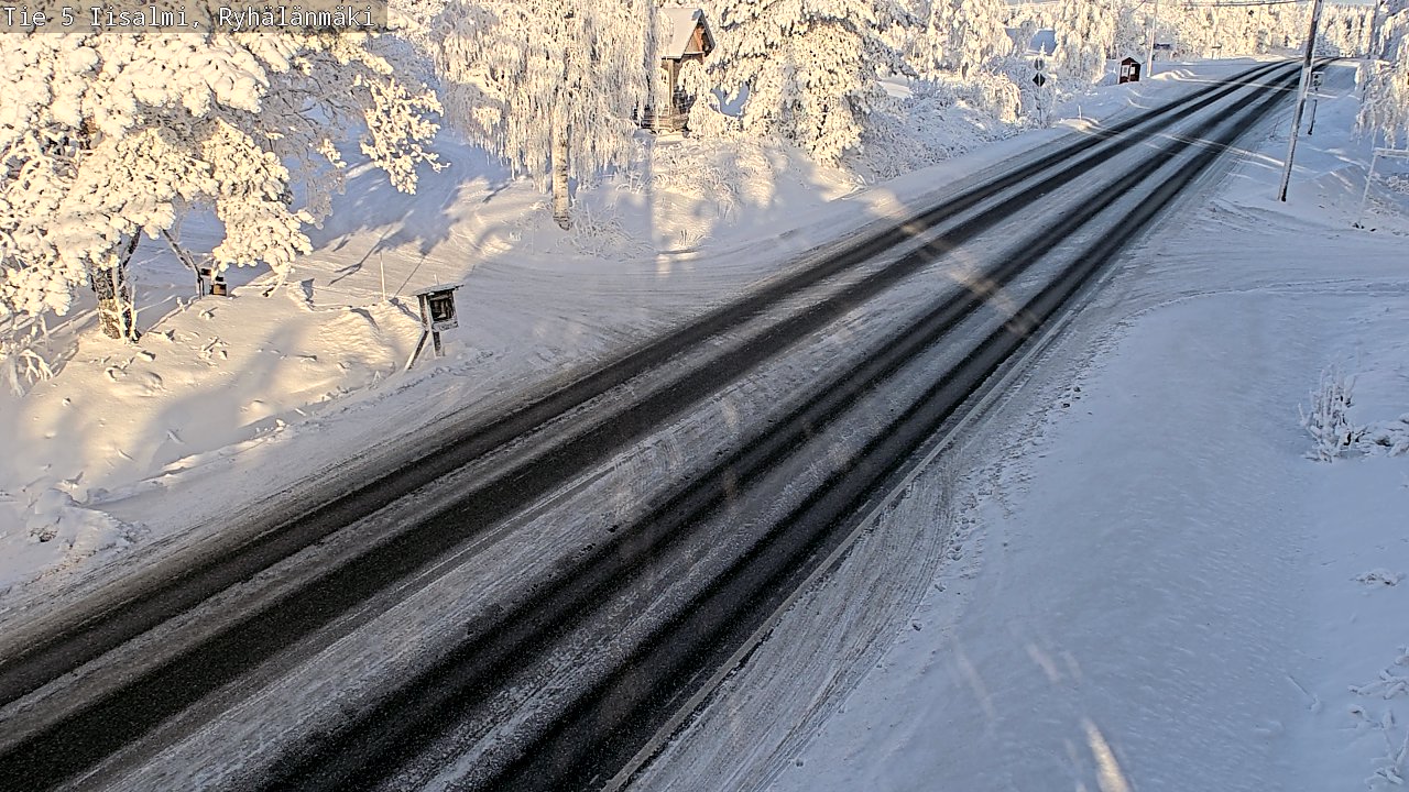 Weather Camera Image Väg 5 Idensalmi, Ryhälänmäki, Iisalmi, Pohjois-Savo