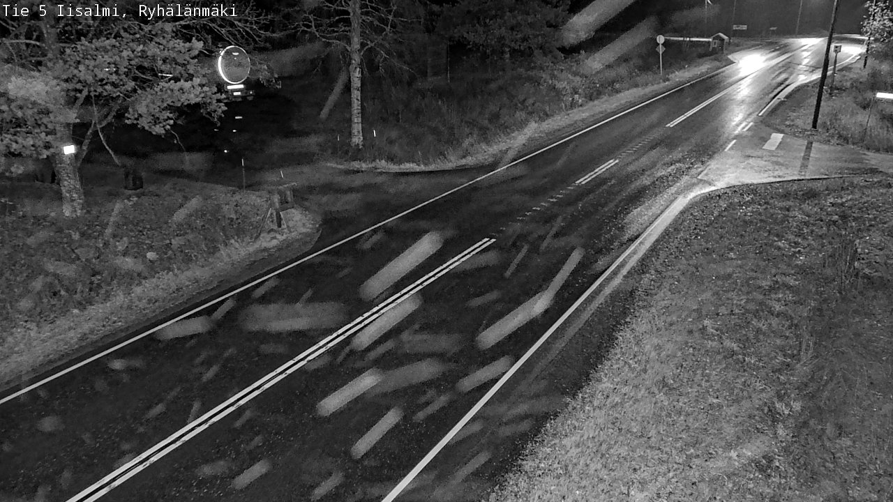 Weather Camera Image Road 5 Iisalmi, Ryhälänmäki, Iisalmi, Pohjois-Savo