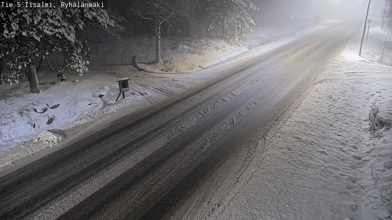 Weather Camera Image Väg 5 Idensalmi, Ryhälänmäki, Iisalmi, Pohjois-Savo