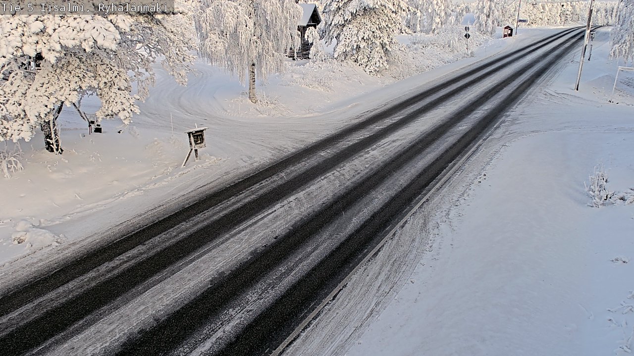 Weather Camera Image Väg 5 Idensalmi, Ryhälänmäki, Iisalmi, Pohjois-Savo