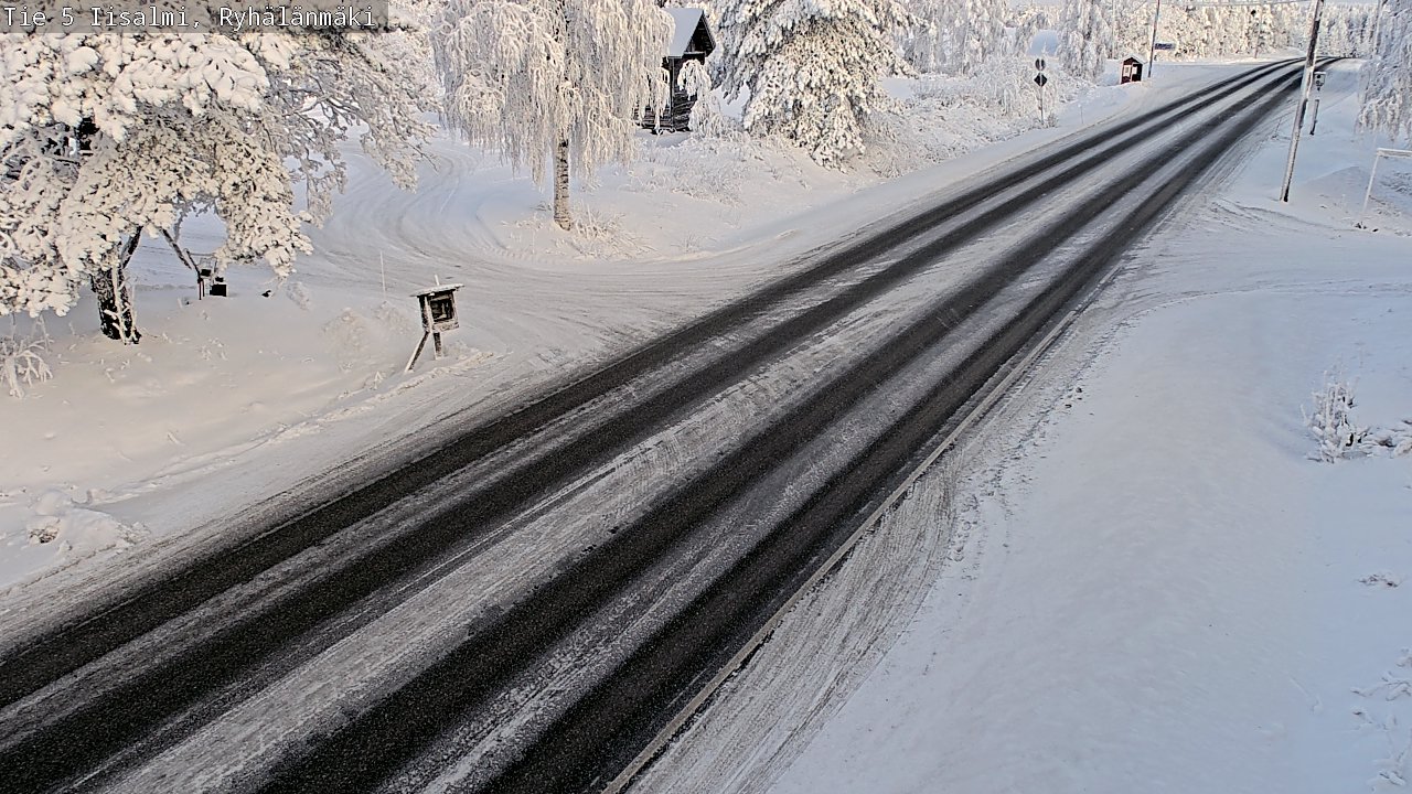 Weather Camera Image Väg 5 Idensalmi, Ryhälänmäki, Iisalmi, Pohjois-Savo