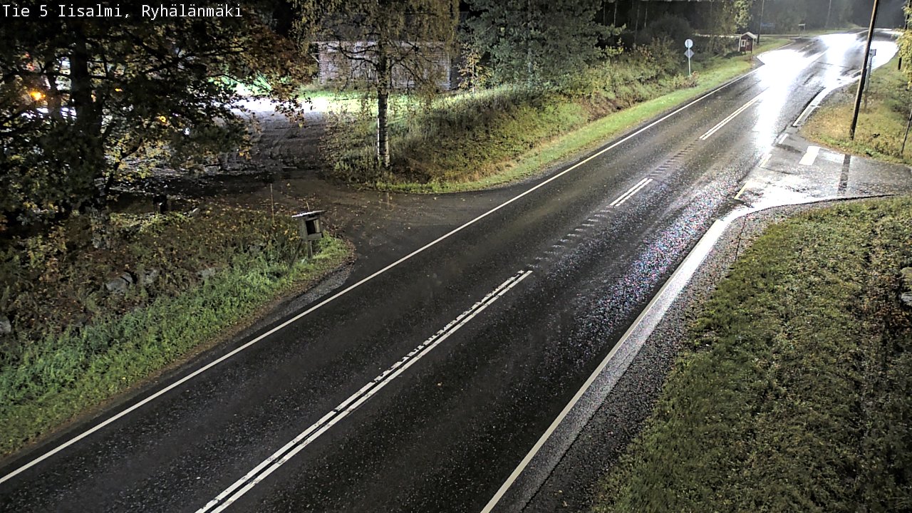 Weather Camera Image Road 5 Iisalmi, Ryhälänmäki, Iisalmi, Pohjois-Savo