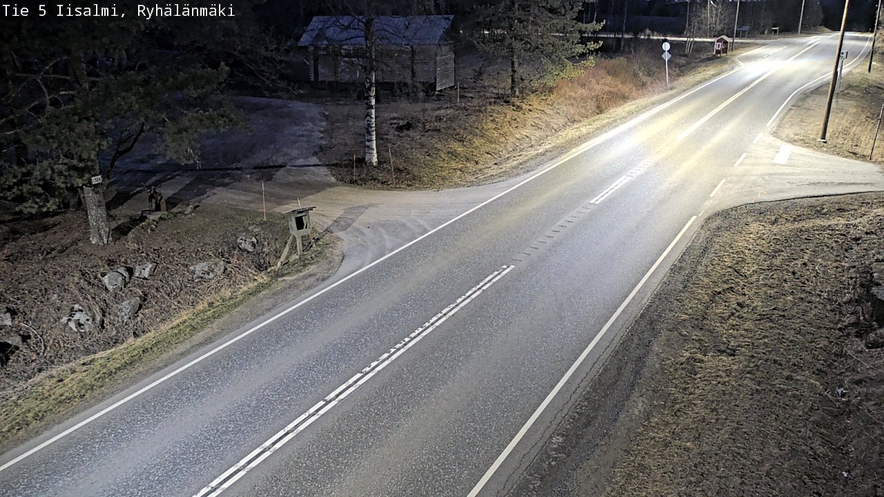 Weather Camera Image Väg 5 Idensalmi, Ryhälänmäki, Iisalmi, Pohjois-Savo