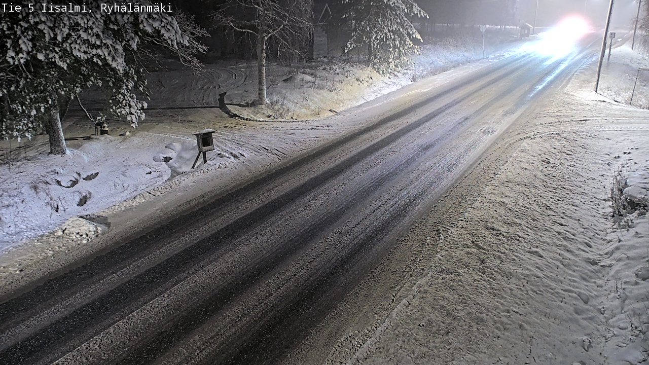 Weather Camera Image Väg 5 Idensalmi, Ryhälänmäki, Iisalmi, Pohjois-Savo