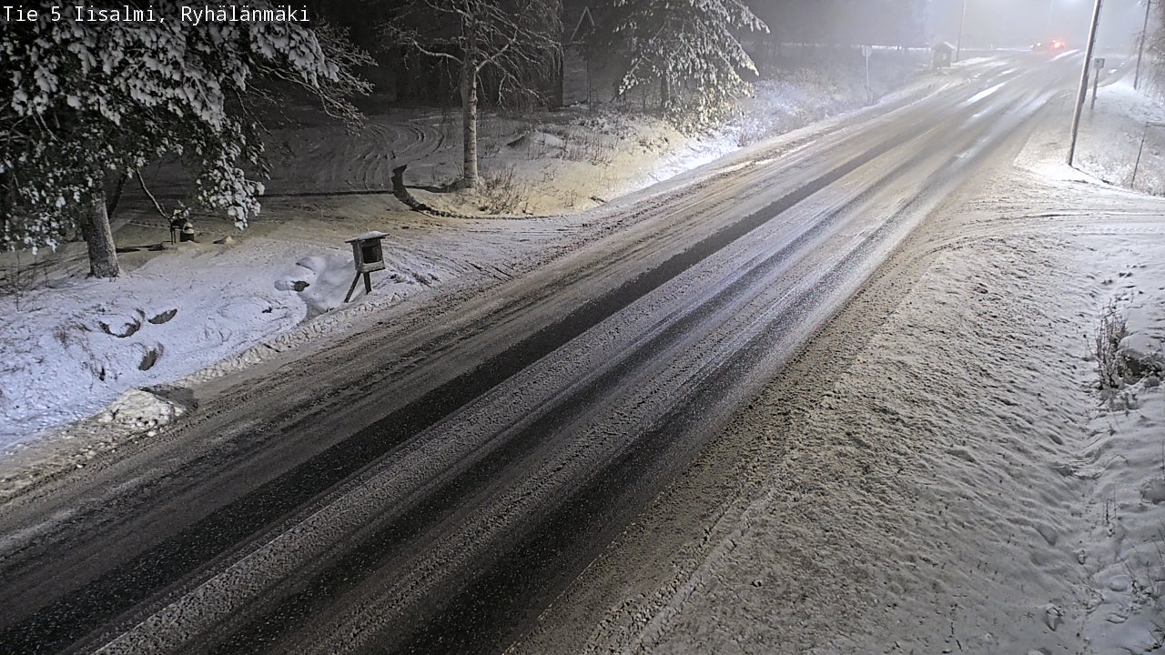 Weather Camera Image Väg 5 Idensalmi, Ryhälänmäki, Iisalmi, Pohjois-Savo