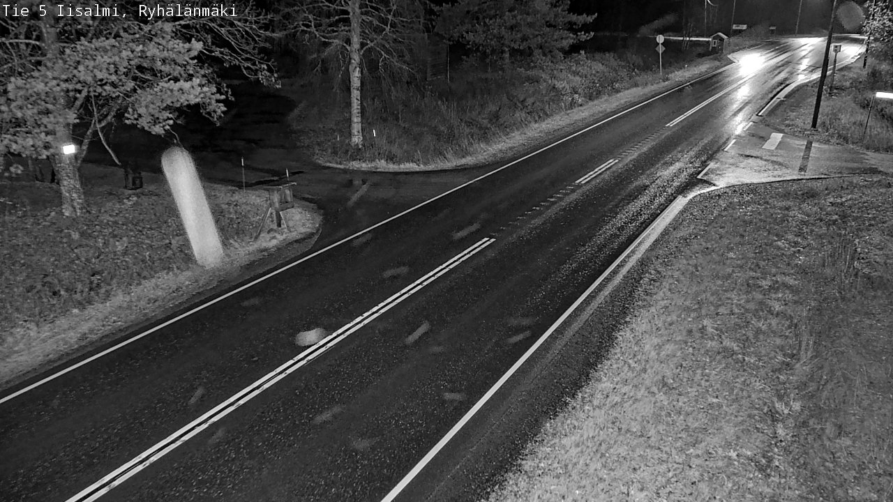 Weather Camera Image Väg 5 Idensalmi, Ryhälänmäki, Iisalmi, Pohjois-Savo