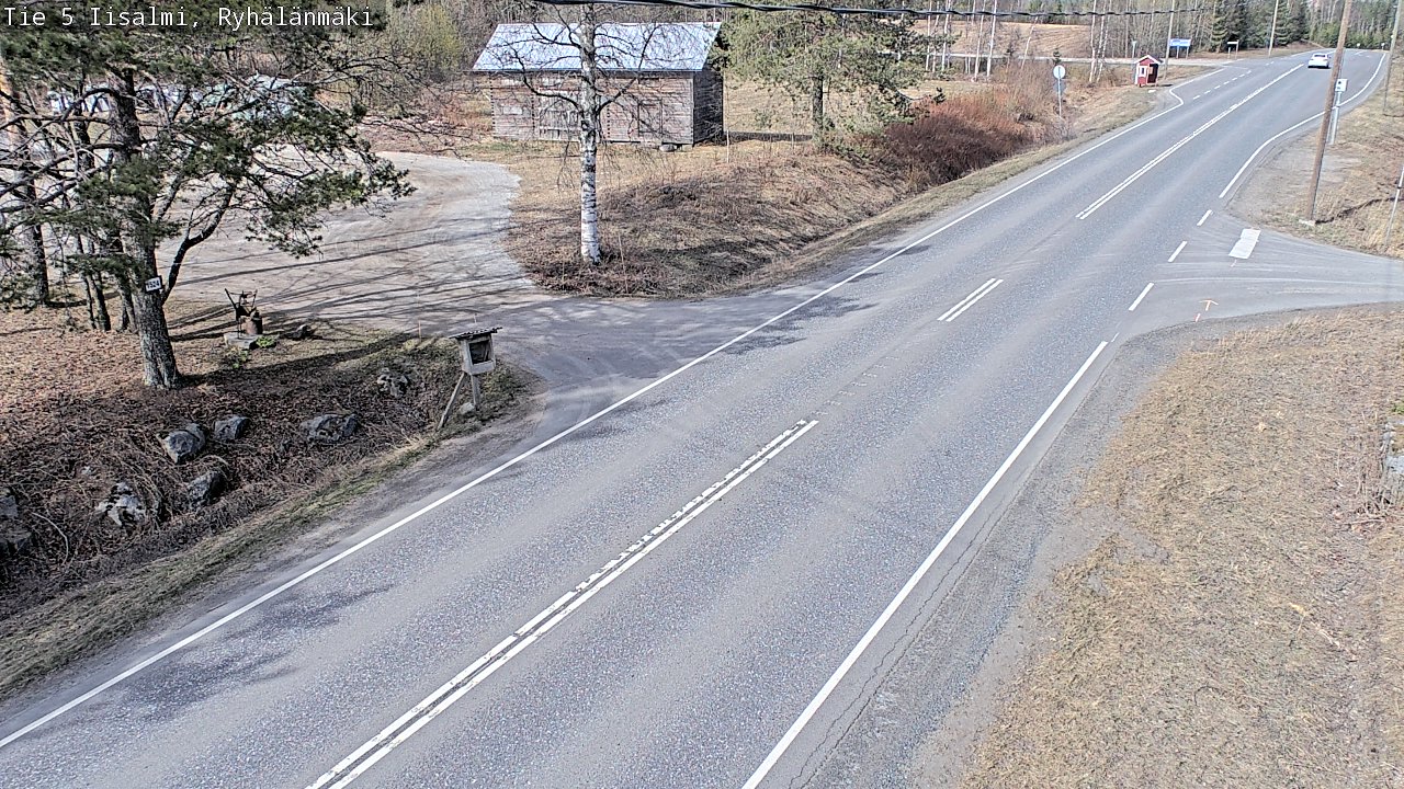 Weather Camera Image Väg 5 Idensalmi, Ryhälänmäki, Iisalmi, Pohjois-Savo