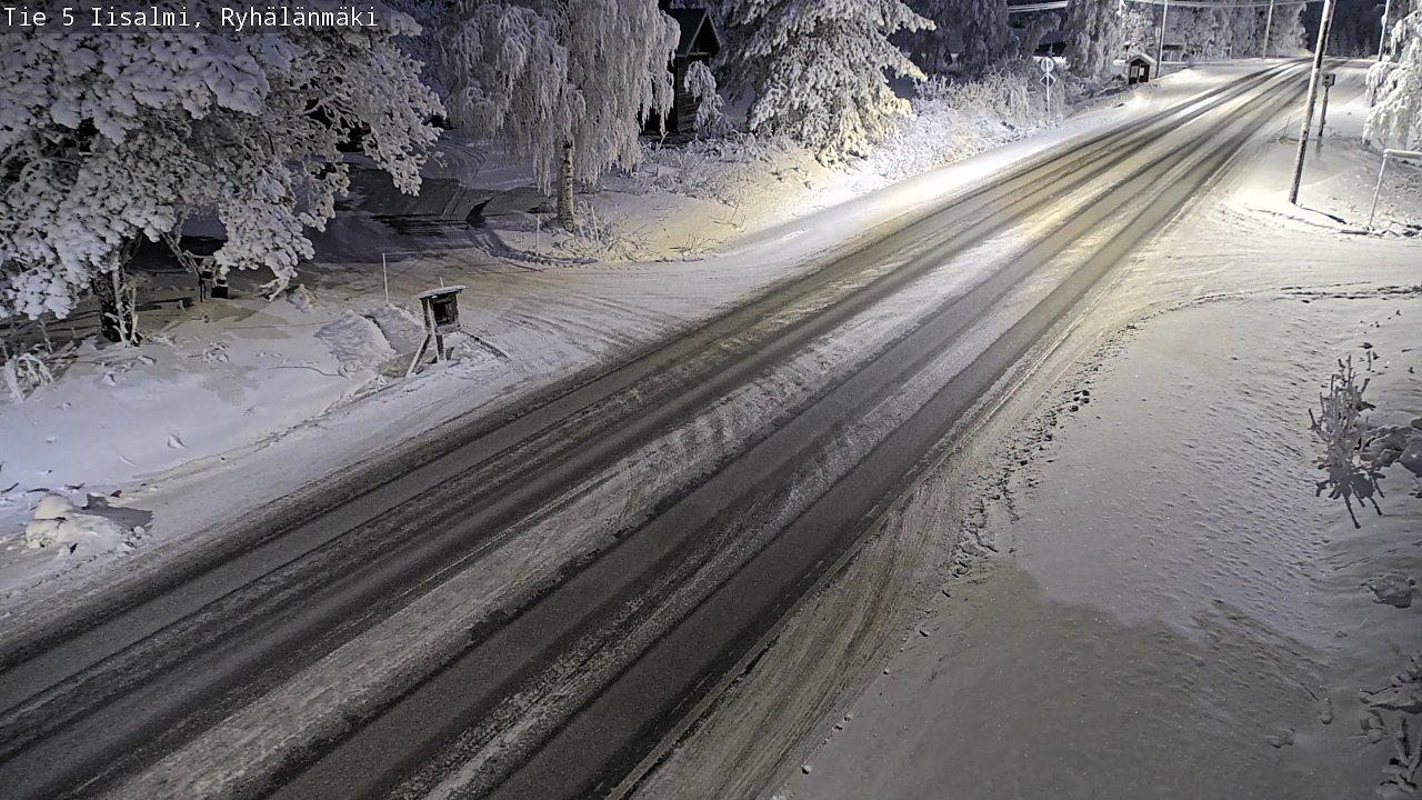 Weather Camera Image Väg 5 Idensalmi, Ryhälänmäki, Iisalmi, Pohjois-Savo