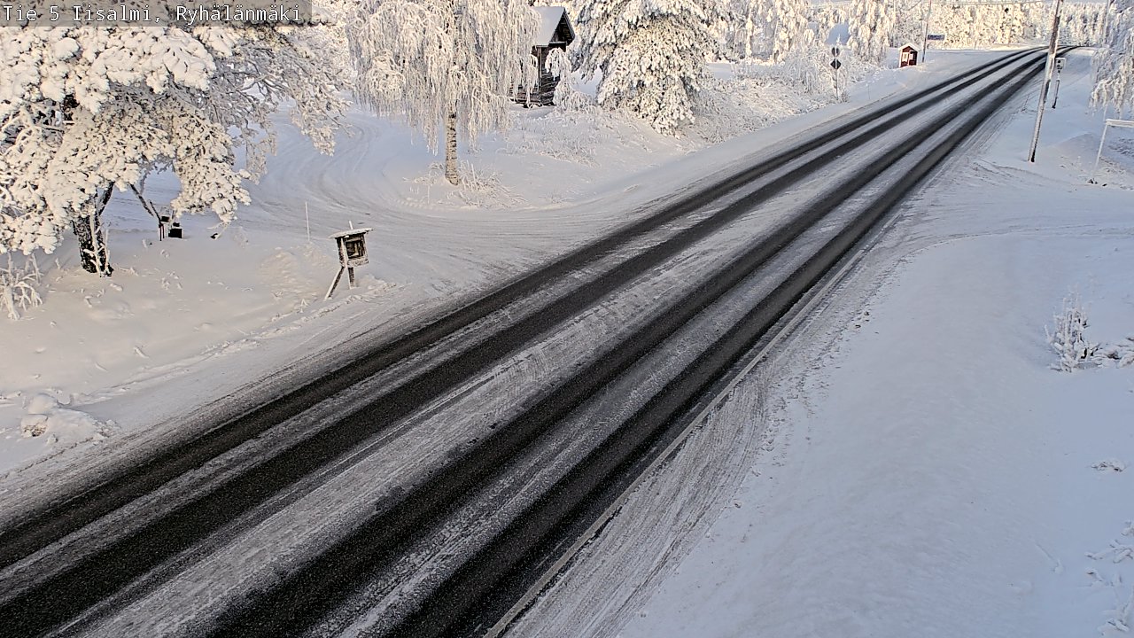 Weather Camera Image Väg 5 Idensalmi, Ryhälänmäki, Iisalmi, Pohjois-Savo