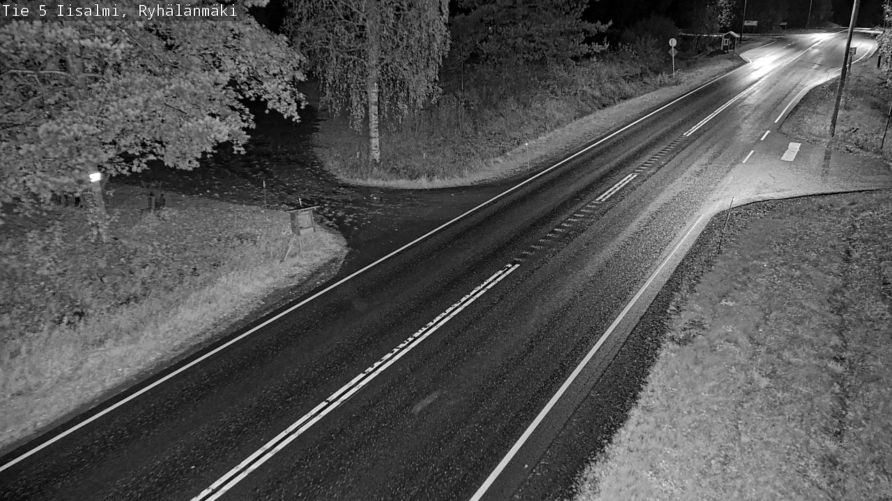Weather Camera Image Road 5 Iisalmi, Ryhälänmäki, Iisalmi, Pohjois-Savo