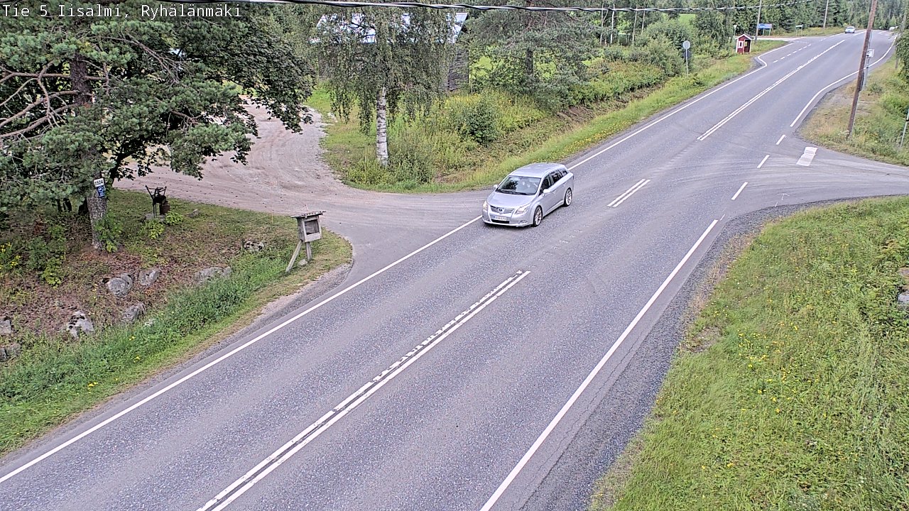 Weather Camera Image Väg 5 Idensalmi, Ryhälänmäki, Iisalmi, Pohjois-Savo