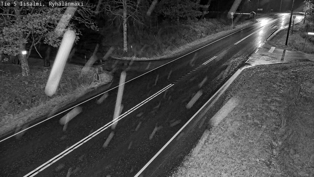 Weather Camera Image Väg 5 Idensalmi, Ryhälänmäki, Iisalmi, Pohjois-Savo