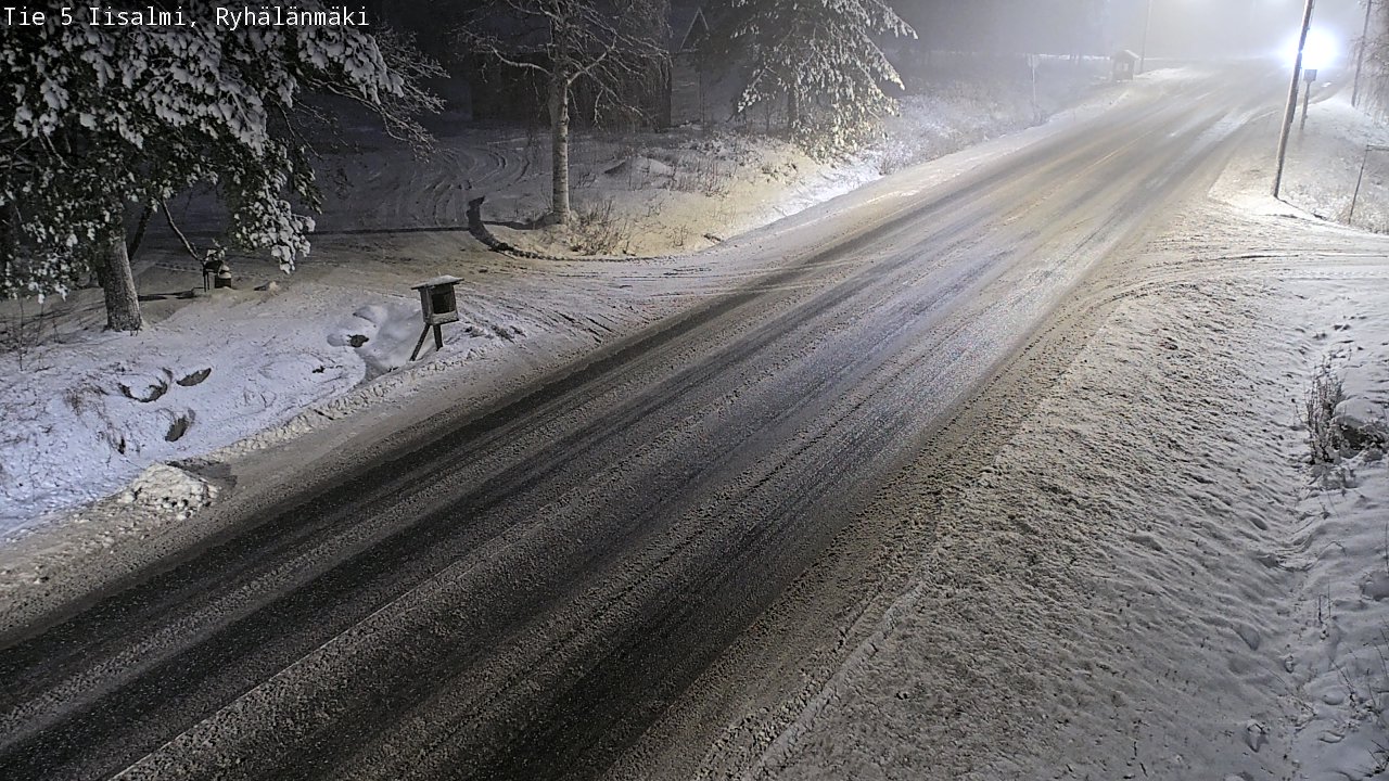 Weather Camera Image Väg 5 Idensalmi, Ryhälänmäki, Iisalmi, Pohjois-Savo