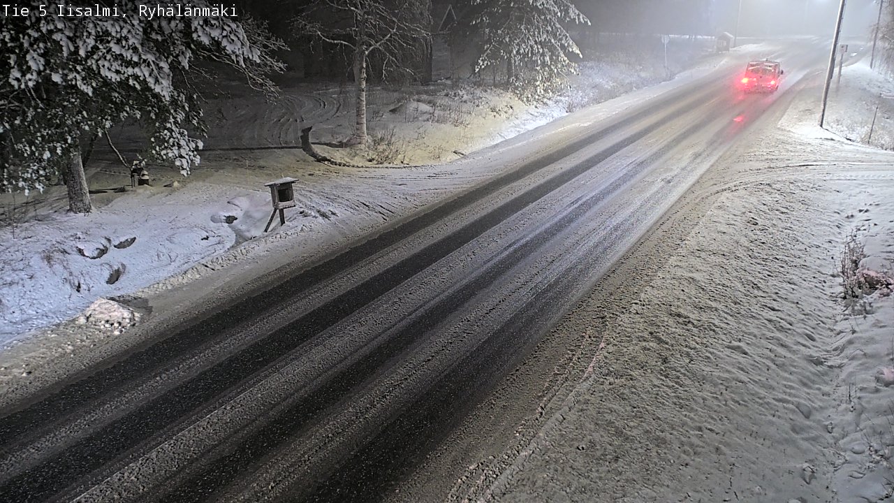 Weather Camera Image Väg 5 Idensalmi, Ryhälänmäki, Iisalmi, Pohjois-Savo