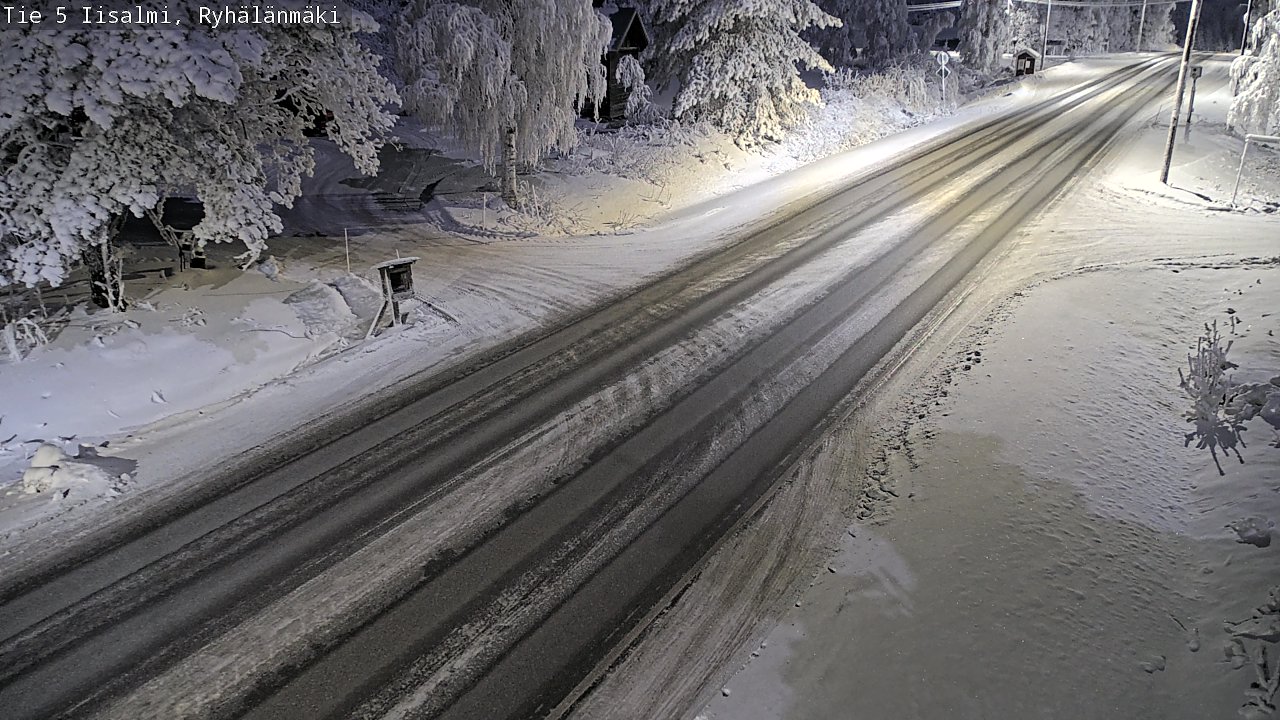 Weather Camera Image Väg 5 Idensalmi, Ryhälänmäki, Iisalmi, Pohjois-Savo